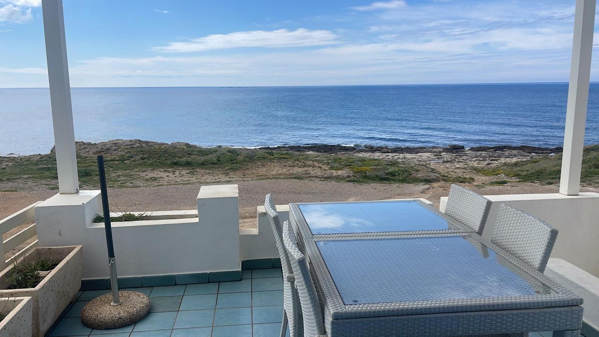 Вилла Casa Direttamente Sul Mare Марина-ди-Манкаверса Экстерьер фото